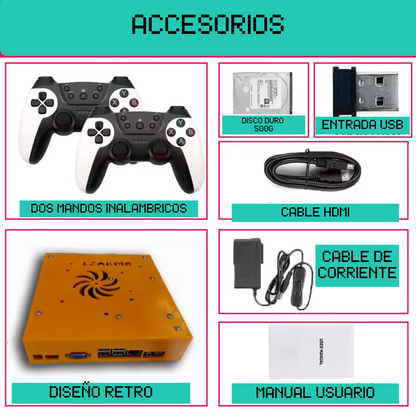 Consola retro con más de 70.000 juegos